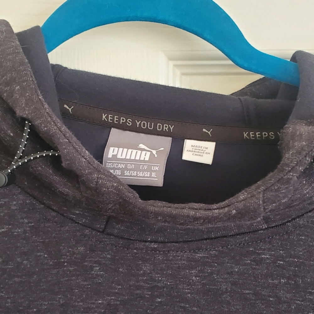 Puma Dark Grey Hoodie with pockets